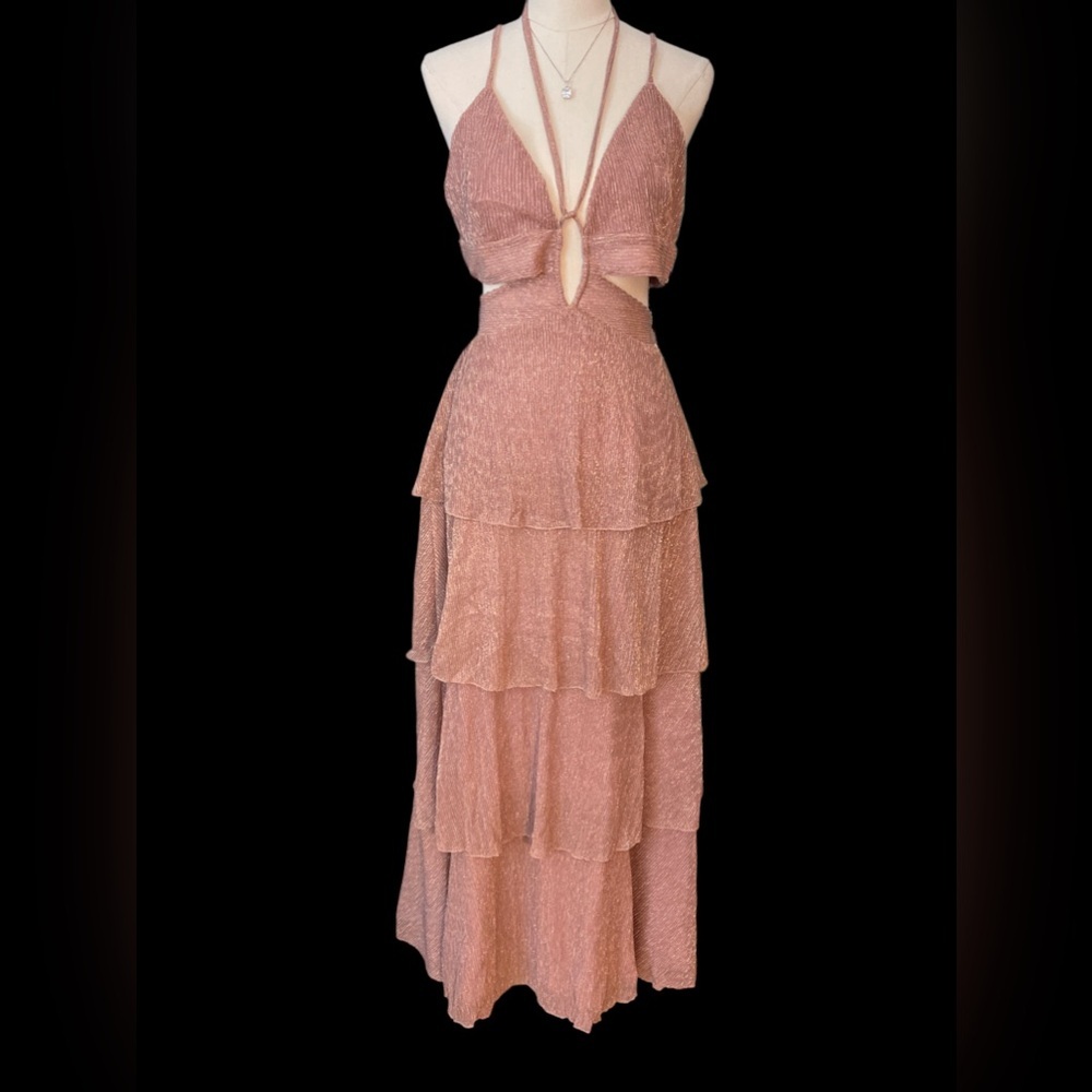 LINE & DOT - REVOLVE SONIA TIERED MAXI DRESS Size L - Picture 3 of 15